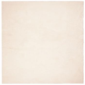 Teppich HUARTE Kurzflor Weich und Waschbar Beige 160x160 cm