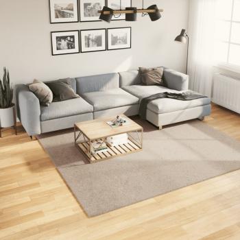 ARDEBO.de - Teppich HUARTE Kurzflor Weich und Waschbar Sandfarben 240x240cm