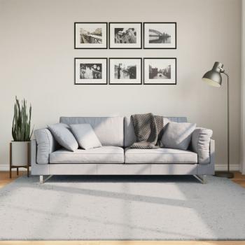 ARDEBO.de - Teppich HUARTE Kurzflor Weich und Waschbar Grau 200x200 cm