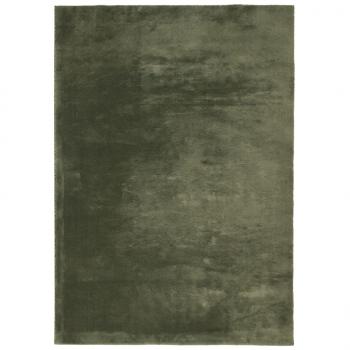 Teppich HUARTE Kurzflor Weich und Waschbar Waldgrün 140x200 cm