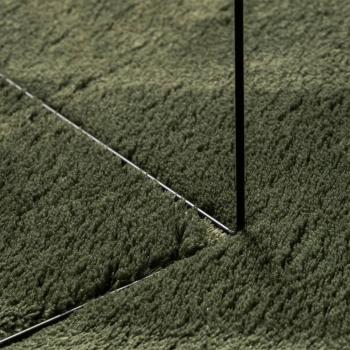 Teppich HUARTE Kurzflor Weich und Waschbar Waldgrün 140x200 cm