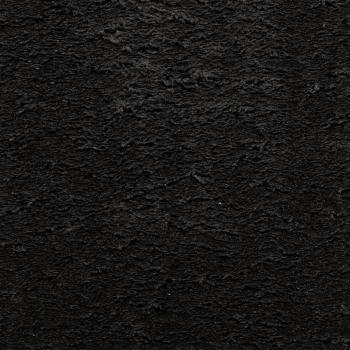 Teppich HUARTE Kurzflor Weich und Waschbar Schwarz Ø 200 cm