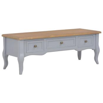 ARDEBO.de - TV-Schrank Grau 100 x 35 x 35 cm Holz
