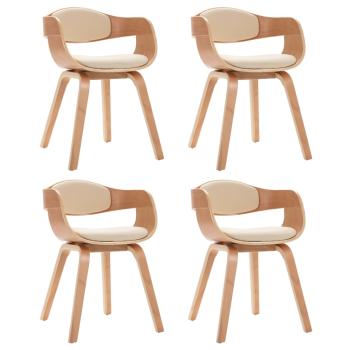 Esszimmerstühle 4 Stk. Bugholz und Kunstleder