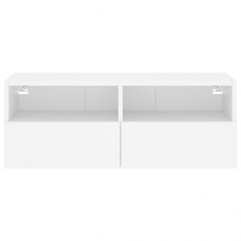 TV-Wandschrank Weiß 80x30x30 cm Holzwerkstoff