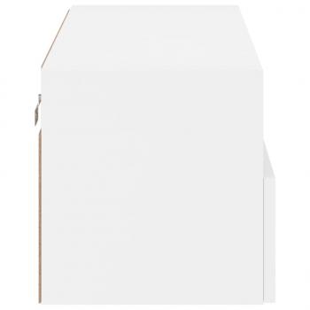 TV-Wandschrank Weiß 80x30x30 cm Holzwerkstoff