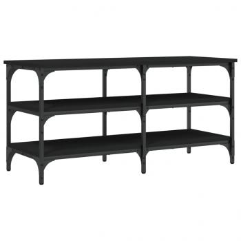 Schuhbank Schwarz 100x38,5x49cm Holzwerkstoff