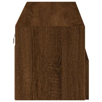 TV-Wandschrank Braun Eiche-Optik 100x30x30 cm Holzwerkstoff