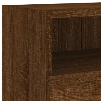TV-Wandschrank Braun Eiche-Optik 100x30x30 cm Holzwerkstoff