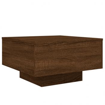 Couchtisch Braun Eichen-Optik 55x55x31 cm Holzwerkstoff