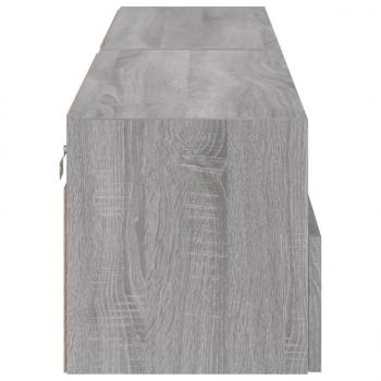 TV-Wandschränke 2 Stk. Grau Sonoma 80x30x30 cm Holzwerkstoff