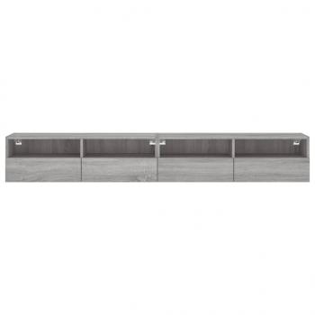 TV-Wandschränke 2 Stk. Grau Sonoma 100x30x30 cm Holzwerkstoff