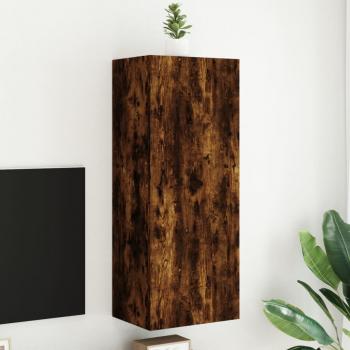 ARDEBO.de - TV-Wandschrank Räuchereiche 40,5x30x102 cm Holzwerkstoff