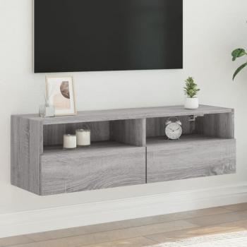 ARDEBO.de - TV-Wandschrank Grau Sonoma 100x30x30 cm Holzwerkstoff