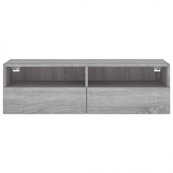 TV-Wandschrank Grau Sonoma 100x30x30 cm Holzwerkstoff
