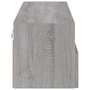 TV-Wandschrank Grau Sonoma 100x30x30 cm Holzwerkstoff
