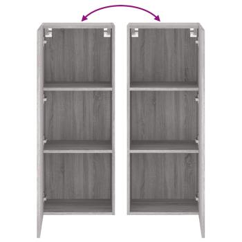 TV-Wandschrank Grau Sonoma 40,5x30x102 cm Holzwerkstoff