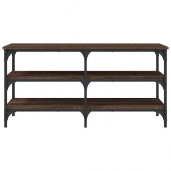 Schuhbank Braun Eichen-Optik 100x38,5x49 cm Holzwerkstoff