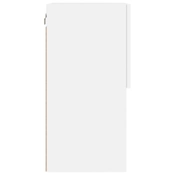 TV-Schränke mit LED-Leuchten 2 Stk. Weiß 40,5x30x60 cm