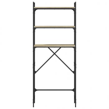 Waschmaschinenregal Sonoma-Eiche 67x25x163 cm Holzwerkstoff