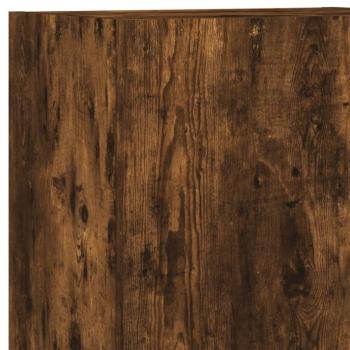 5-tlg. Wohnwand Räuchereiche Holzwerkstoff
