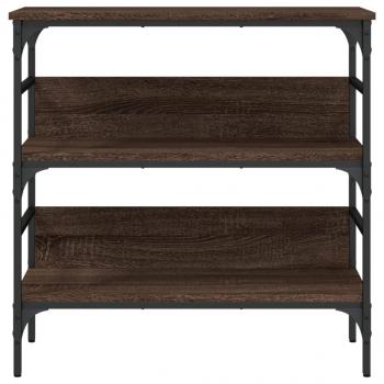 Konsolentisch Braun Eichen-Optik 75x32x75 cm Holzwerkstoff