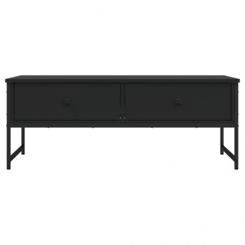 Couchtisch Schwarz 101x49x39,5 cm Holzwerkstoff
