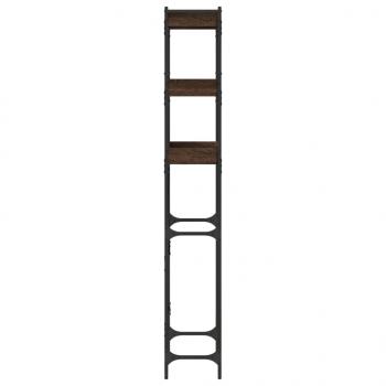 Waschmaschinenregal Braun Eichen-Optik 67x25x163 cm