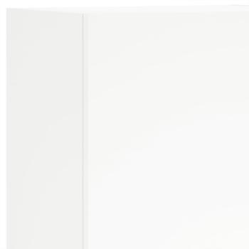 5-tlg. Wohnwand Weiß Holzwerkstoff