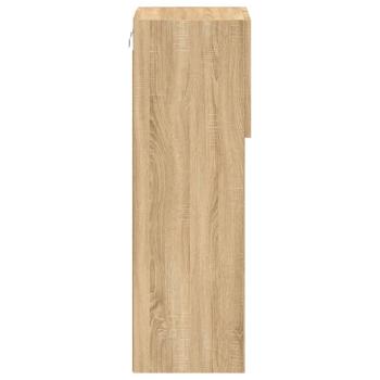 TV-Schränke mit LED-Leuchten 2 Stk. Sonoma-Eiche 30,5x30x90 cm