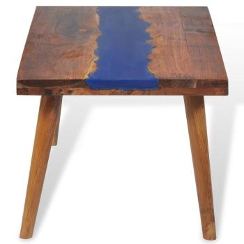Couchtisch Teak Harz 100 x 50 x 40 cm