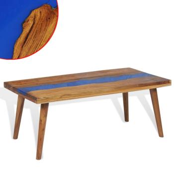 Couchtisch Teak Harz 100 x 50 x 40 cm
