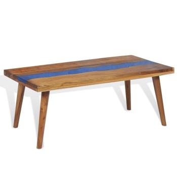 Couchtisch Teak Harz 100 x 50 x 40 cm
