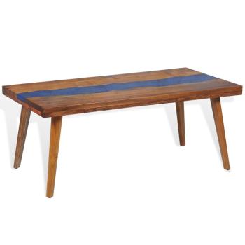 Couchtisch Teak Harz 100 x 50 x 40 cm