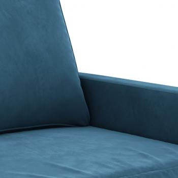 Sessel Blau 60 cm Samt