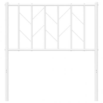 Kopfteil Metall Weiß 80 cm