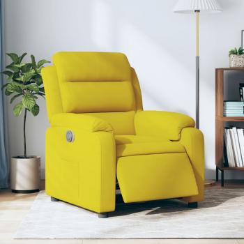 ARDEBO.de - Relaxsessel Elektrisch Gelb Samt