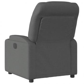 Relaxsessel Elektrisch Dunkelgrau Stoff