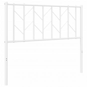 Kopfteil Metall Weiß 100 cm