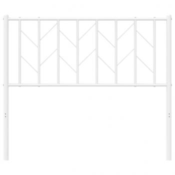 Kopfteil Metall Weiß 100 cm