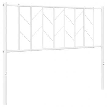 Kopfteil Metall Weiß 107 cm