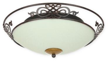 ARDEBO.de Eglo Mestre Wand-/Deckenleuchte, 2x60W, E27, beige (86712)