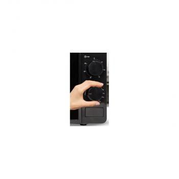 Clatronic MWG 792 Mikrowelle, 700 W, 20 L, mit 800 W Grill, 5 Mikrowellenleistungen, 3 Kombileistungsstufen, 1 Grillstufe, schwarz (264002)
