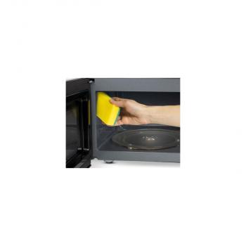 Clatronic MWG 792 Mikrowelle, 700 W, 20 L, mit 800 W Grill, 5 Mikrowellenleistungen, 3 Kombileistungsstufen, 1 Grillstufe, schwarz (264002)