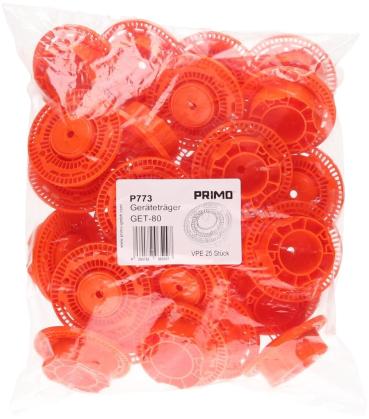 Primo P773 Geräteträger GET-80, orange, 25 Stück