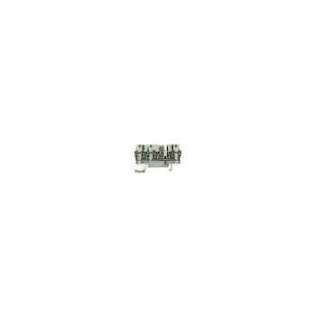 ARDEBO.de Weidmüller ZDU 2.5/3AN Durchgangs-Reihenklemme, Zugfederanschluss, 2.5 mm², 800 V, 24 A, dunkelbeige (1608540000)