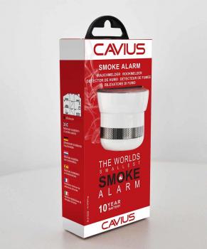 Cavius Rauchmelder 2007 Invisible, weiß (1471200)