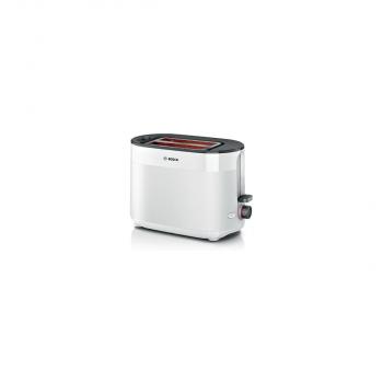 ARDEBO.de Bosch TAT2M121 Bosch, 950 W, 2 Schlitze, Auftaufunktion, Nachtoastfunktion, weiß