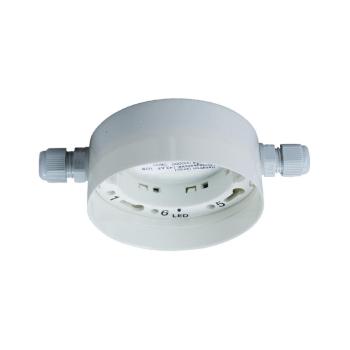 ARDEBO.de Hekatron 143 AF Montagesockel Feuchtraummontage, weiß (5000356)