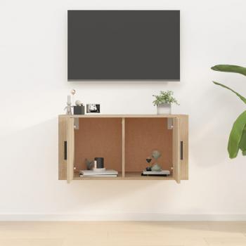 TV-Wandschrank Sonoma-Eiche 80x34,5x40 cm